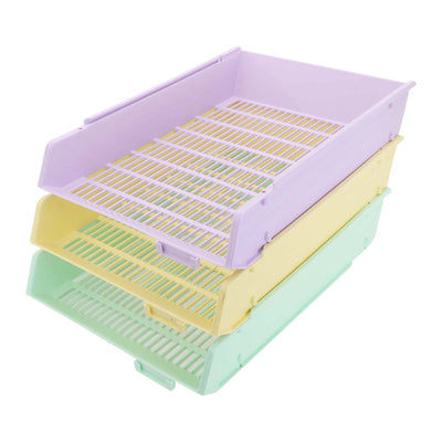 Bac à courrier empilable en plastique – A4 – Multicolore - Librairie Oxford City
