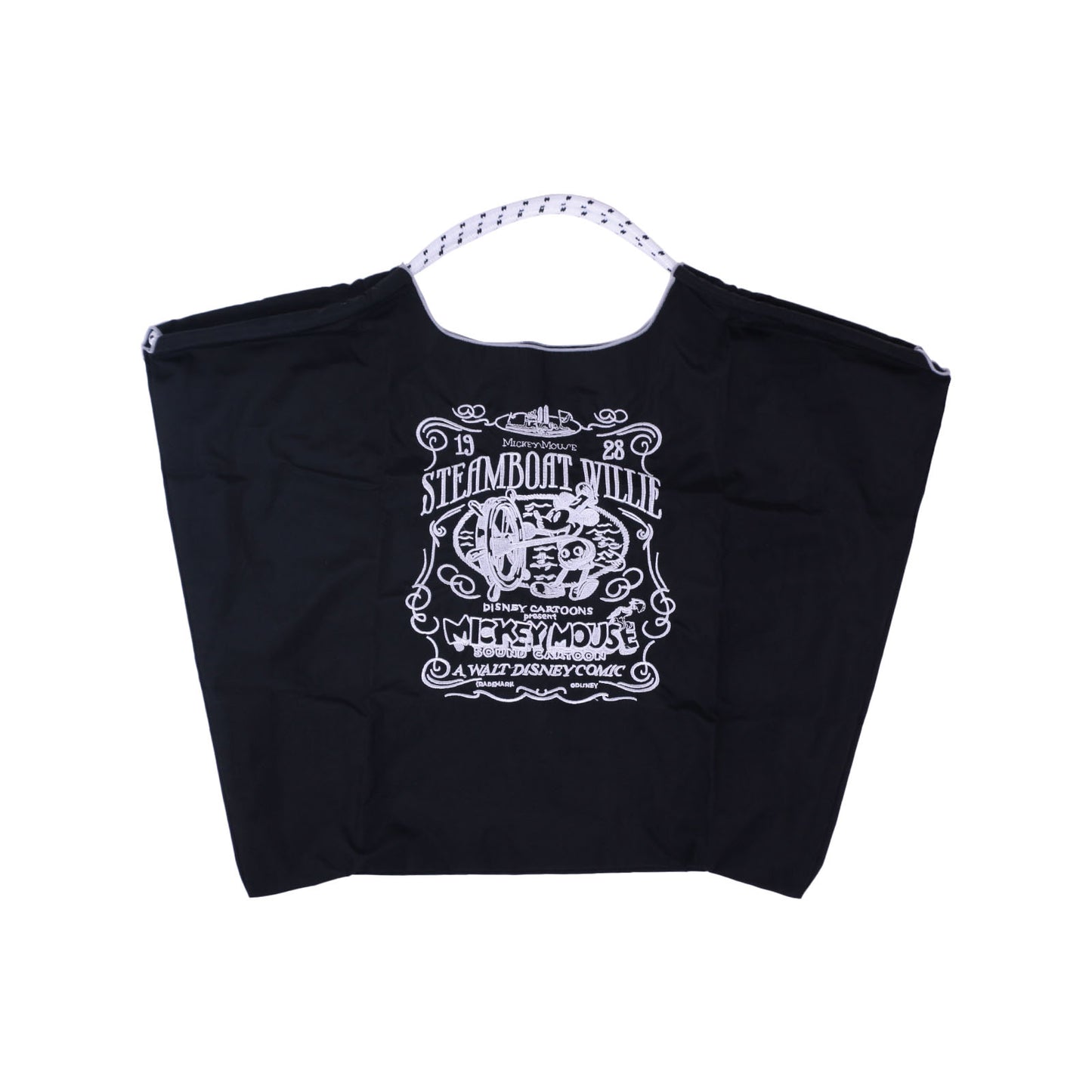 Tote Bag Pliable Ball & Chain | Sac Réutilisable Brodé | Polyester Épais | Poche Intérieure | 60×40 cm - Librairie Oxford City