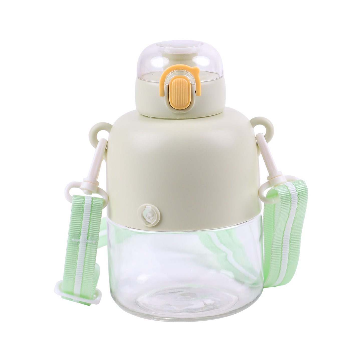 Gourde Enfant Robot avec Charm 16cm - Paille & Bandoulière