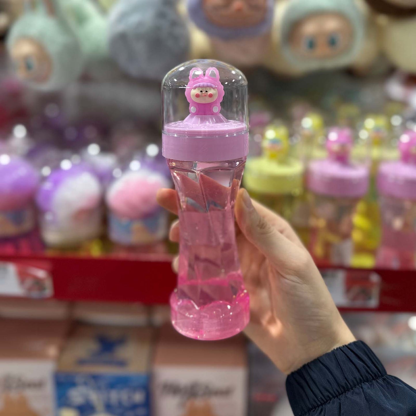 🧃 Bouteille Slime Kawaii 🐰✨ – Jouet sensoriel coloré avec figurine animale - Librairie Oxford City