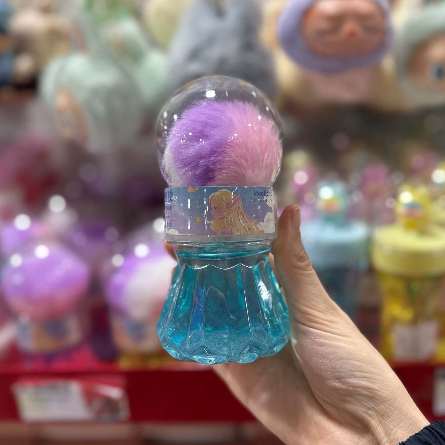 🧜‍♀️ Bouteille Slime Sirène ✨ – Pâte sensorielle avec pompon magique - Librairie Oxford City
