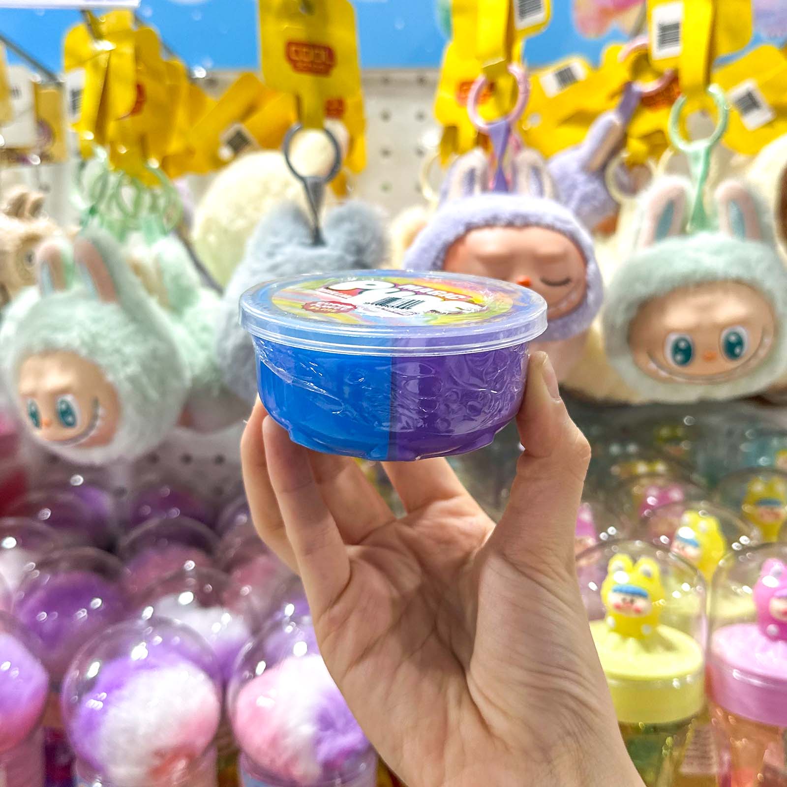 🌈 Magic Puff Slime 🫧 – Slime bicolore brillant et extensible - Librairie Oxford City