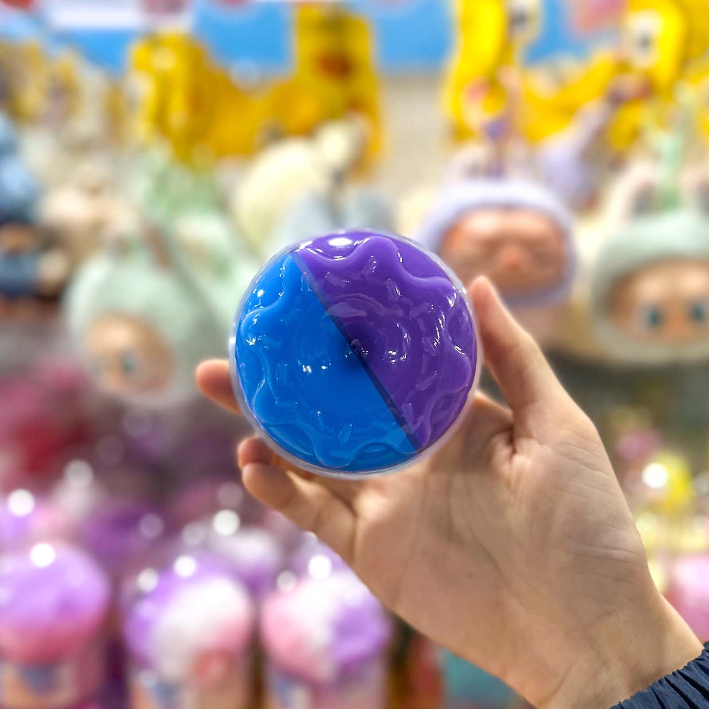 🌈 Magic Puff Slime 🫧 – Slime bicolore brillant et extensible - Librairie Oxford City