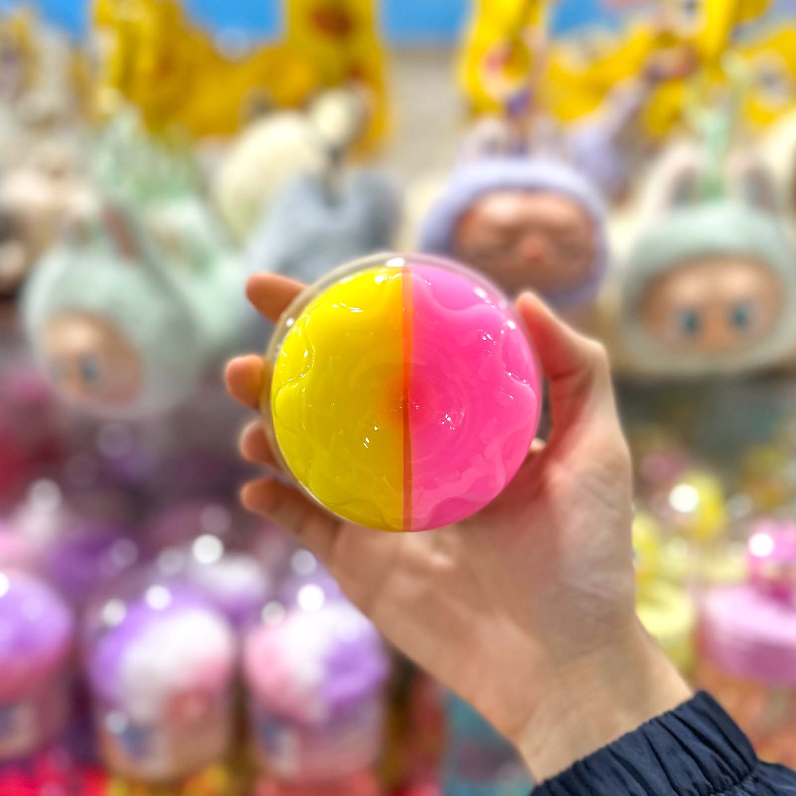 🌈 Magic Puff Slime 🫧 – Slime bicolore brillant et extensible - Librairie Oxford City