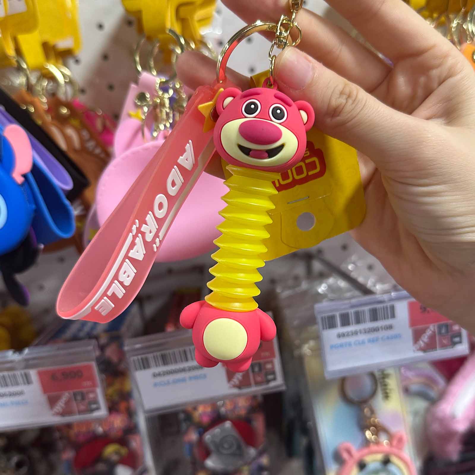 Porte - clés élastique “Adorable” – Ours & Panda Pop - Up - Librairie Oxford City