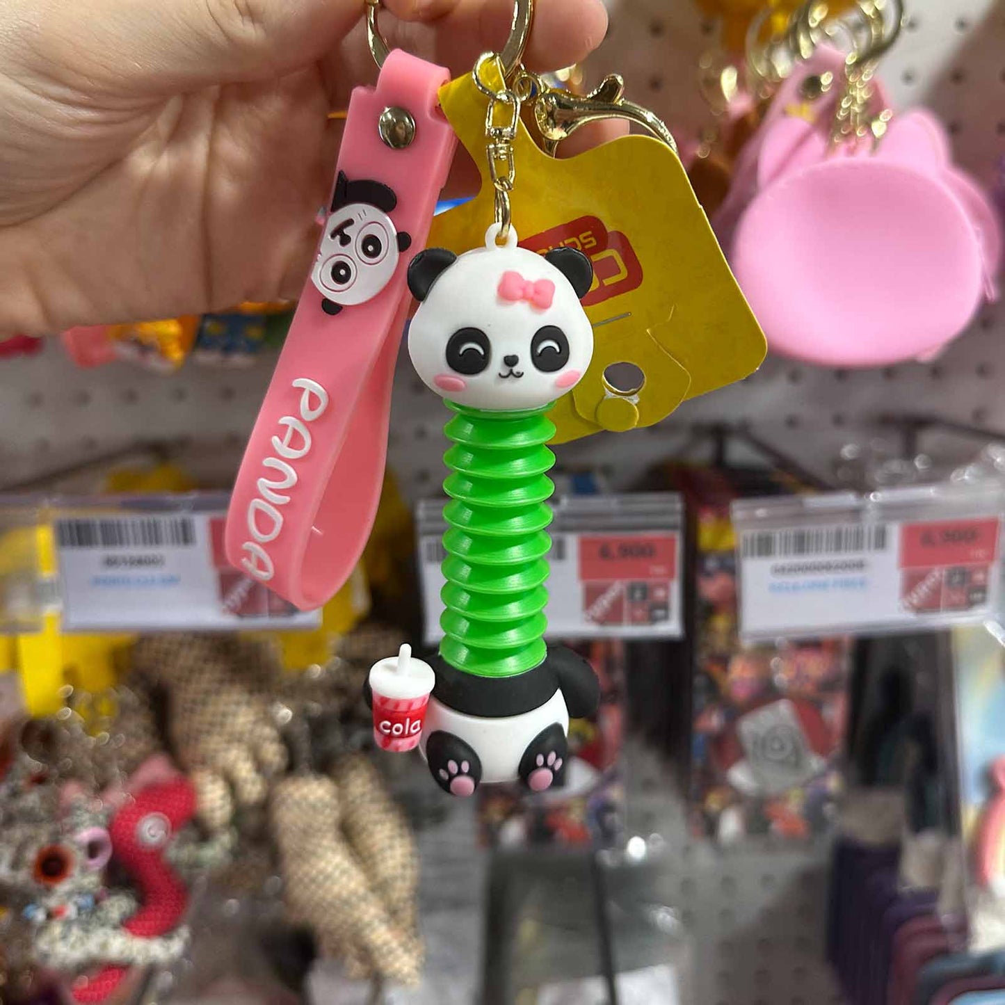 Porte - clés élastique “Adorable” – Ours & Panda Pop - Up - Librairie Oxford City