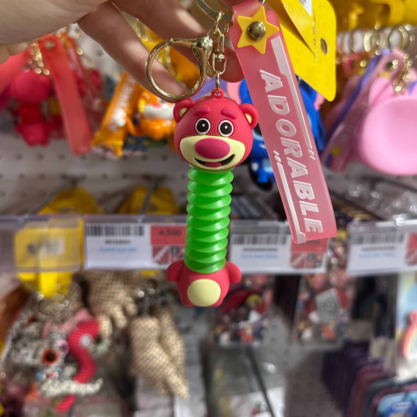 Porte - clés élastique “Adorable” – Ours & Panda Pop - Up - Librairie Oxford City