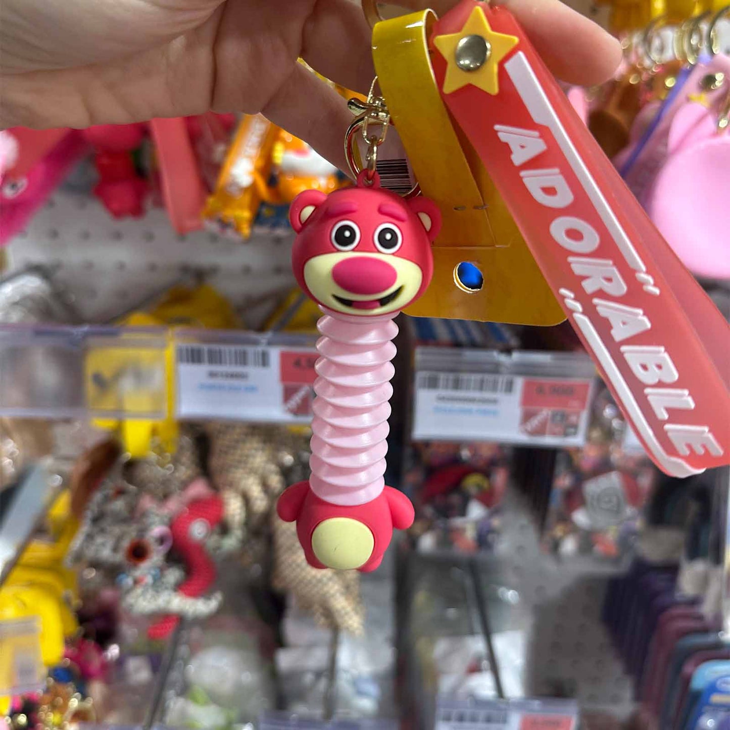 Porte - clés élastique “Adorable” – Ours & Panda Pop - Up - Librairie Oxford City