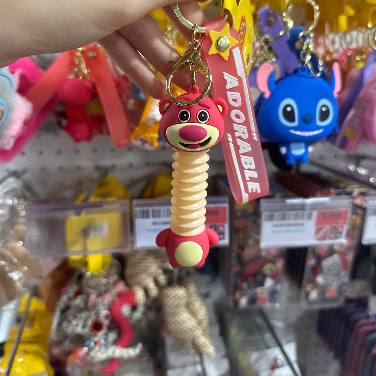 Porte - clés élastique “Adorable” – Ours & Panda Pop - Up - Librairie Oxford City