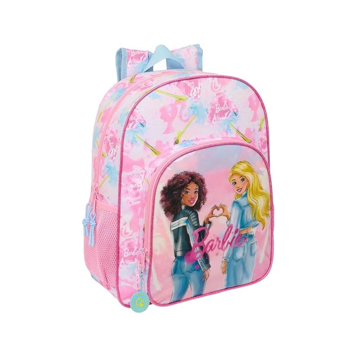 Safta - Cartable Barbie Fille — Primaire Rose & Bleu