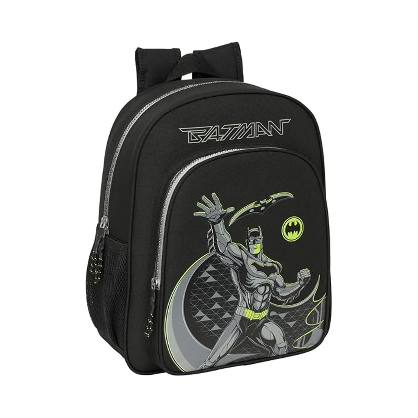 Cartable Safta Batman — Sac à dos enfant noir et jaune