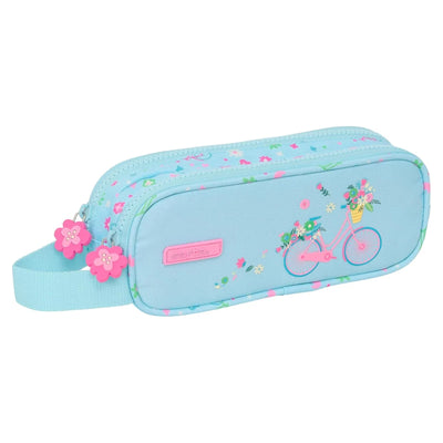 Trousse Safta 2 Compartiments Motif Bicyclette - Librairie Oxford City