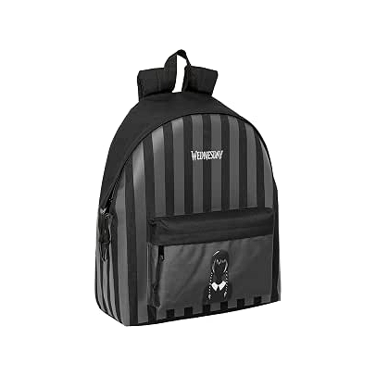 Safta - Sac à dos Wednesday Noir & Gris — École Primaire - Librairie Oxford City