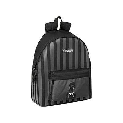 Safta - Sac à dos Wednesday Noir & Gris — École Primaire - Librairie Oxford City