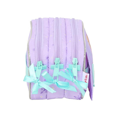 Trousse Safta Frozen 3 Compartiments — Elsa & Anna - Librairie Oxford City
