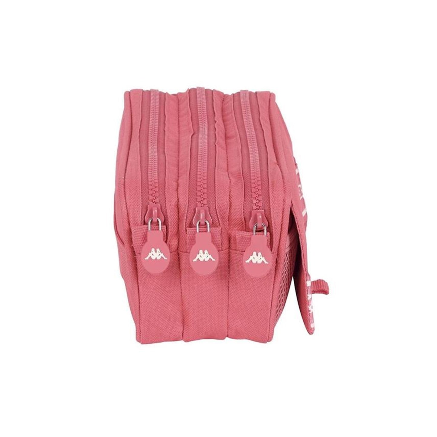 Trousse Kappa 3 Compartiments Rose — Fermeture Éclair - Librairie Oxford City