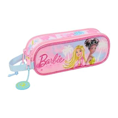 Trousse Safta Barbie 2 Compartiments — Rose & Bleu - Librairie Oxford City