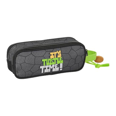 Trousse Safta Ninja Turtles 2 Zips — Noire & Verte - Librairie Oxford City