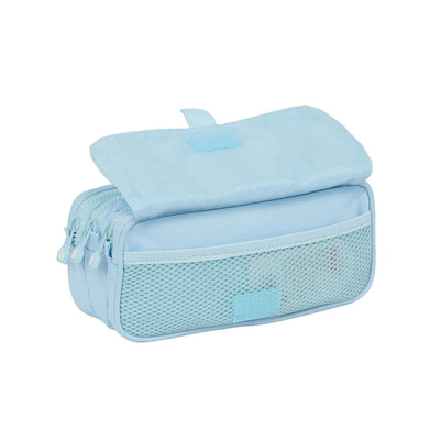 Trousse Safta Glowlab 3 Compartiments — Bleu & Jaune - Librairie Oxford City
