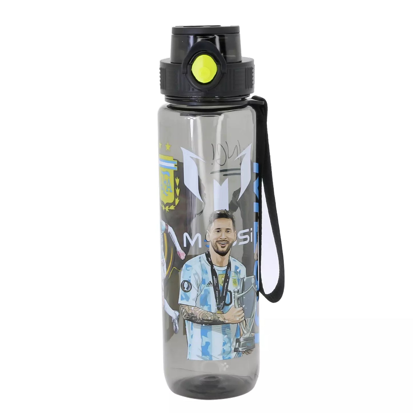 Gourde Foot Pop - Top avec Dragonne 1L — Messi / Ronaldo - Librairie Oxford City