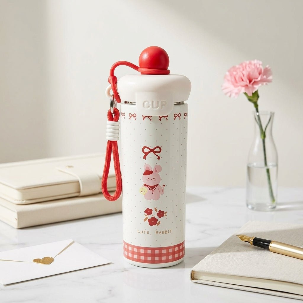 Mug Thermos Inox Kawaii – Tasse Café Isotherme Cute Animals | Oxford City - Librairie Oxford City