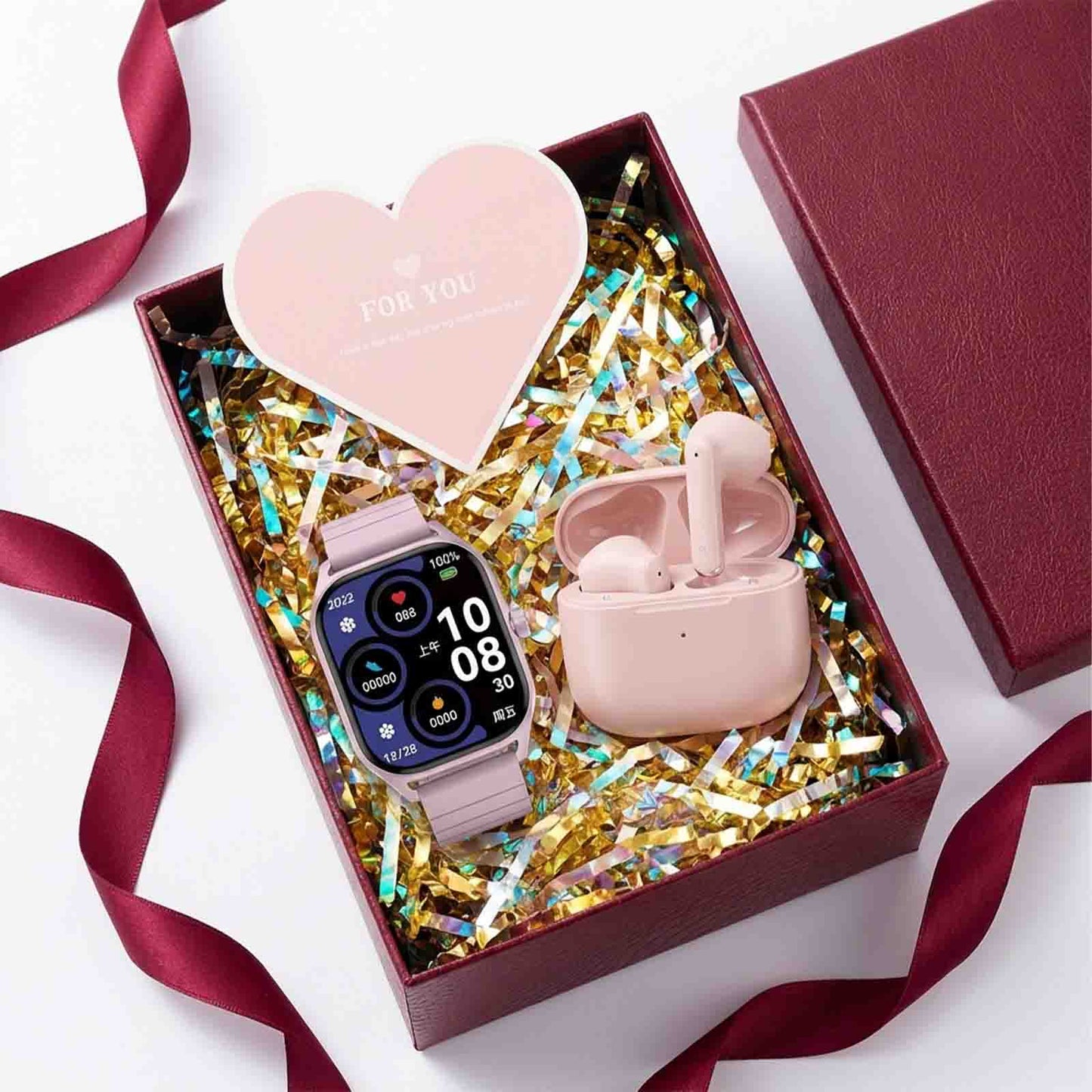 Pack Saint - Valentin - Smart Watch DT99 & Écouteurs MIBRO - Librairie Oxford City