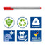 STAEDTLER triplus 334 - 4 feutres fins - 0.3 mm - noir. rouge. bleu. vert - Librairie Oxford City
