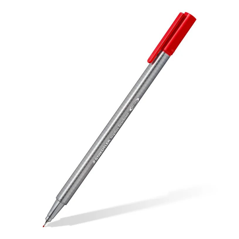 STAEDTLER triplus 334 - 4 feutres fins - 0.3 mm - noir. rouge. bleu. vert - Librairie Oxford City