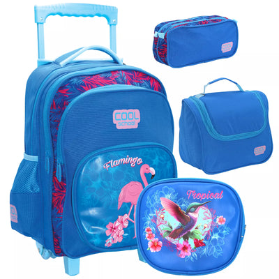 💥🏷️ Pack 3 pièces : Sac à dos double face + Porte goûter + Trousse - Librairie Oxford City