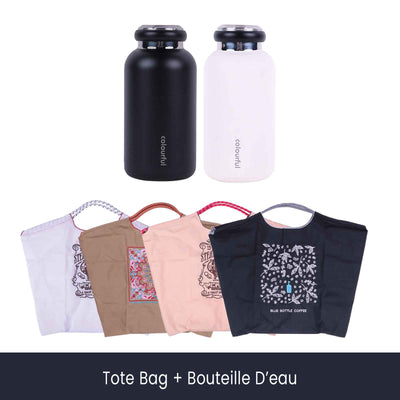 Thermos Colourful 430ml + Tote Bag au Choix | Promo -19.95 DT