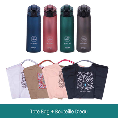 Gourde Sport EYUN 800ml + Tote Bag au Choix | Promo -19.95 DT