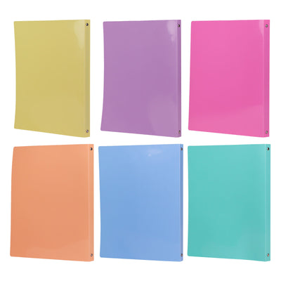 Classeur PP Souple Primo Pastel A4 Dos 20mm – 4 Anneaux – Assortis - Librairie Oxford City