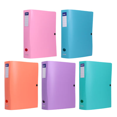 Boîte de Classement Purple Pastel A4 Dos 80mm – Assortie - Librairie Oxford City