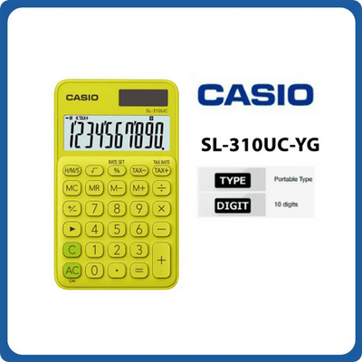 Calculatrice CASIO SL - 310UC - Librairie Oxford City