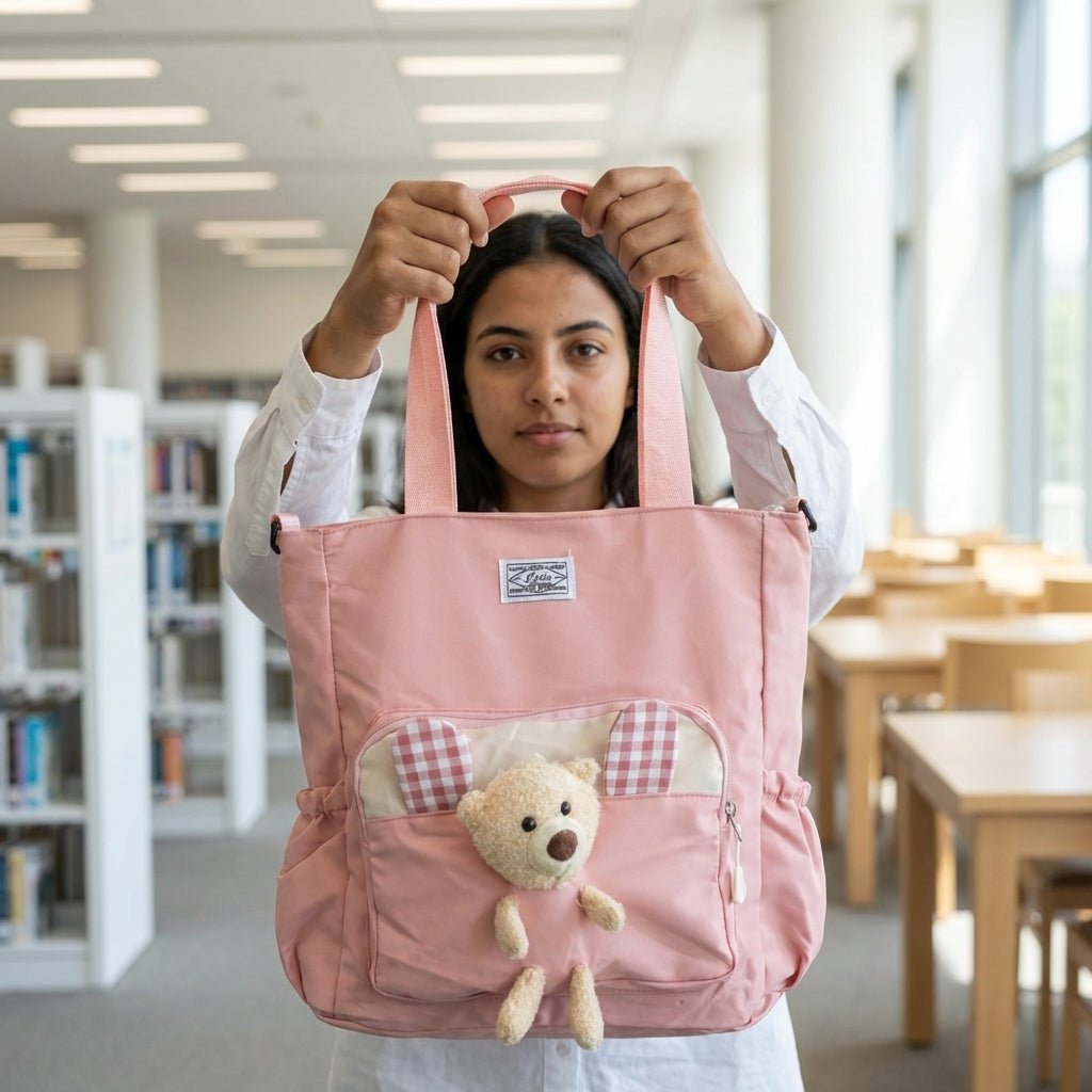 Tote Bag Ours en Peluche - Librairie Oxford City