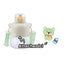 Gourde Enfant Robot avec Charm 16cm - Paille & Bandoulière
