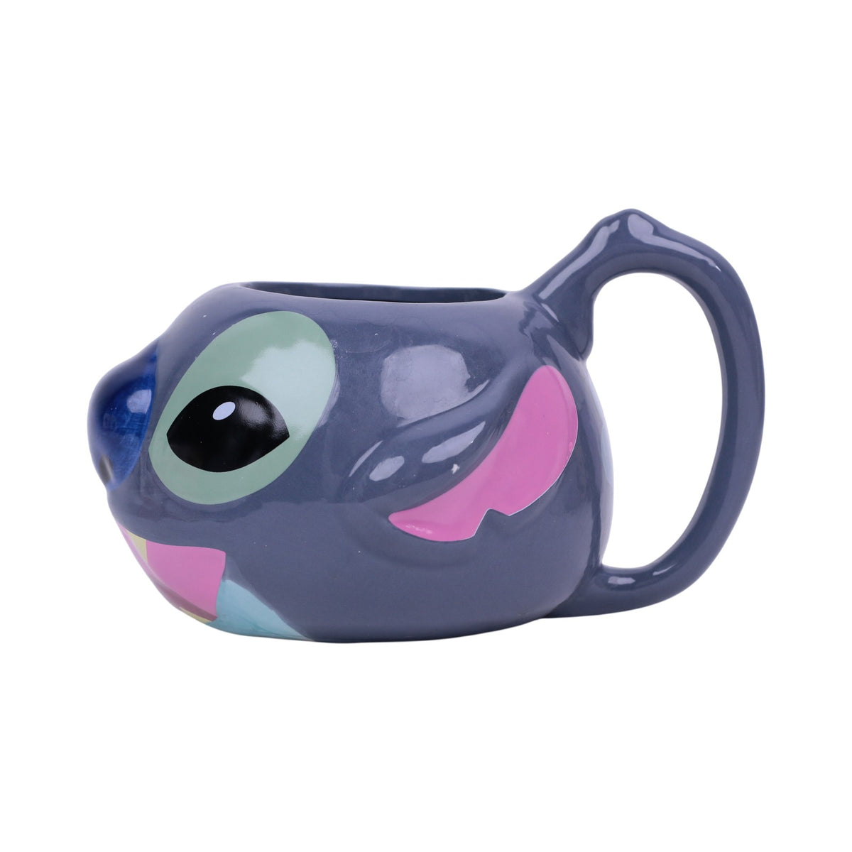 Mug 3D Stitch – Céramique Tête Sculptée