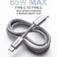 Câble Chargeur Qiop Type - C 65W Blanc - Librairie Oxford City