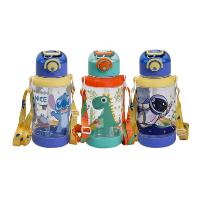 Gourde Enfant Pop-Top avec Sangle — Astronaute / Stitch / Dino