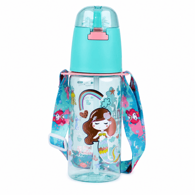 Vest - Gourde Enfant 580ml Spray Sirène — Paille & Bandoulière - Librairie Oxford City