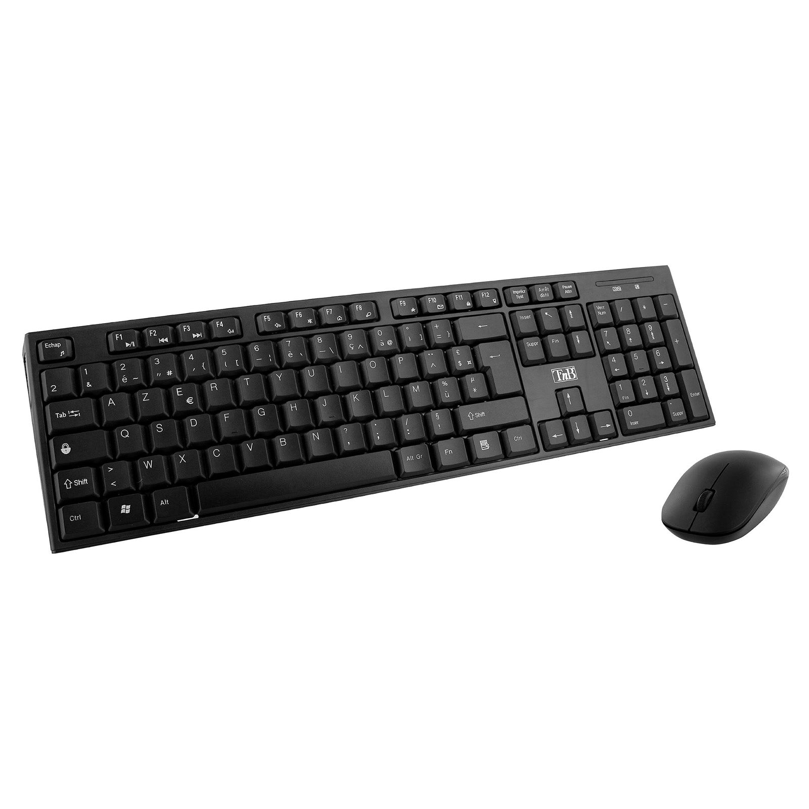 T'nB CLASSY - Pack clavier + souris sans fil - noir - Librairie Oxford City