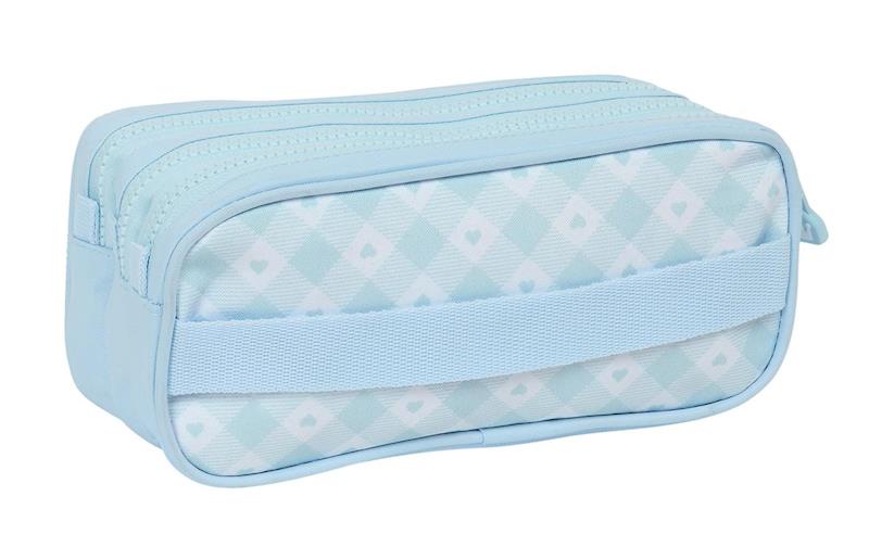 Trousse Safta Glowlab 3 Compartiments — Bleu & Jaune