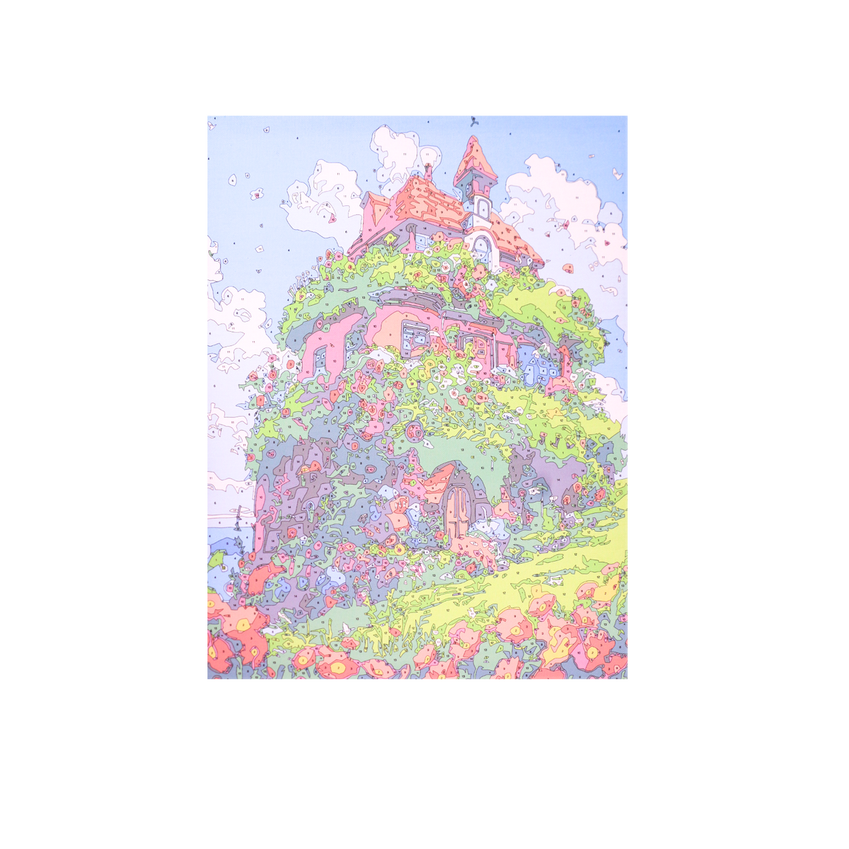 Collection Tableaux Peinture au Numéro 40x50cm — Paysages Pastel