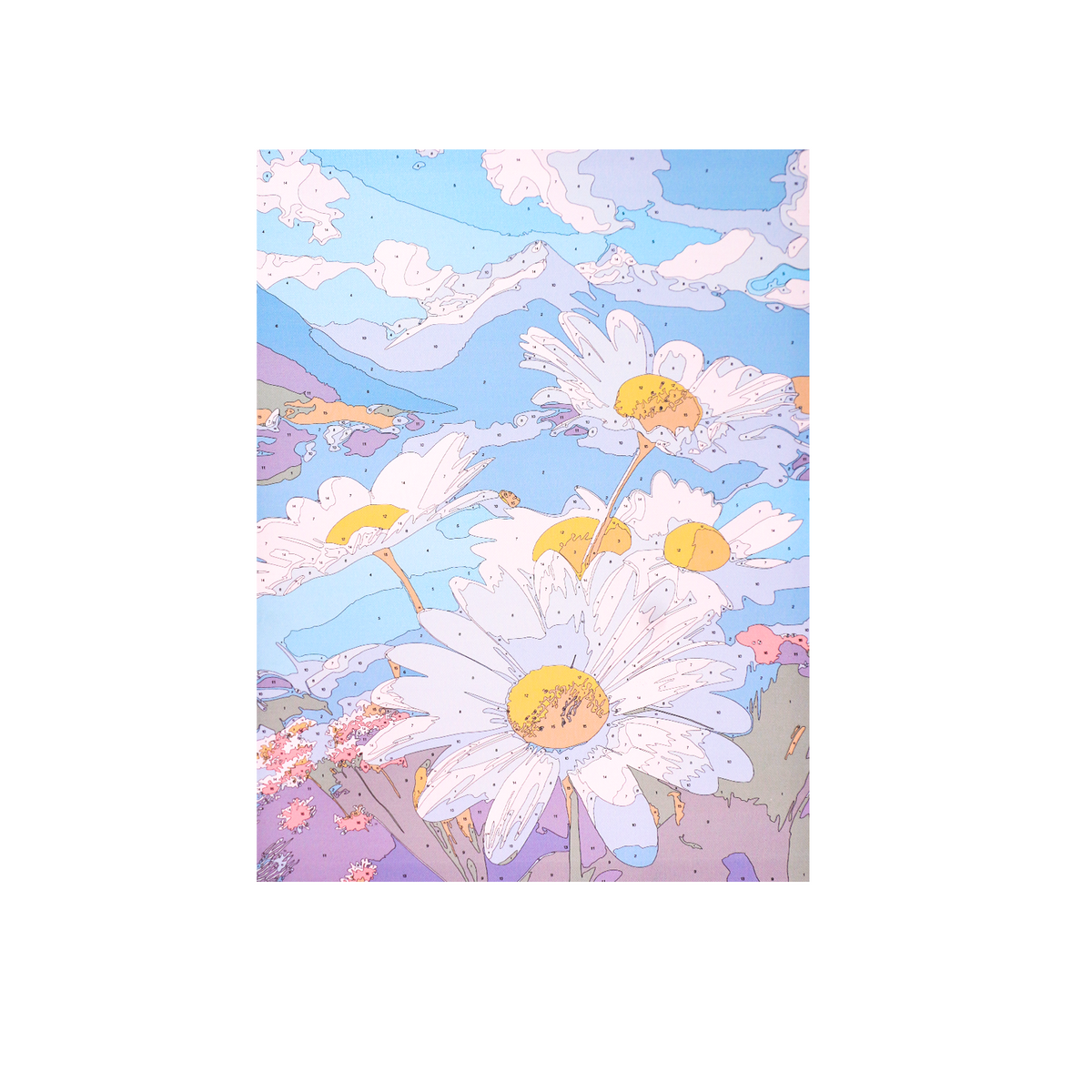Collection Tableaux Peinture au Numéro 40x50cm — Paysages Pastel