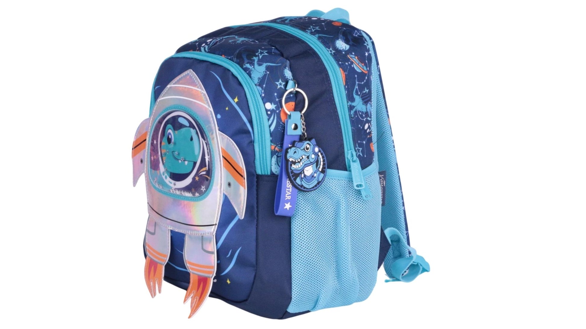JasmineStar - Cartable Dinosaure Enfant Bleu & Orange - Librairie Oxford City