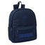 Sac à dos Kappa bleu avec poche avant zippée et bretelles ajustables