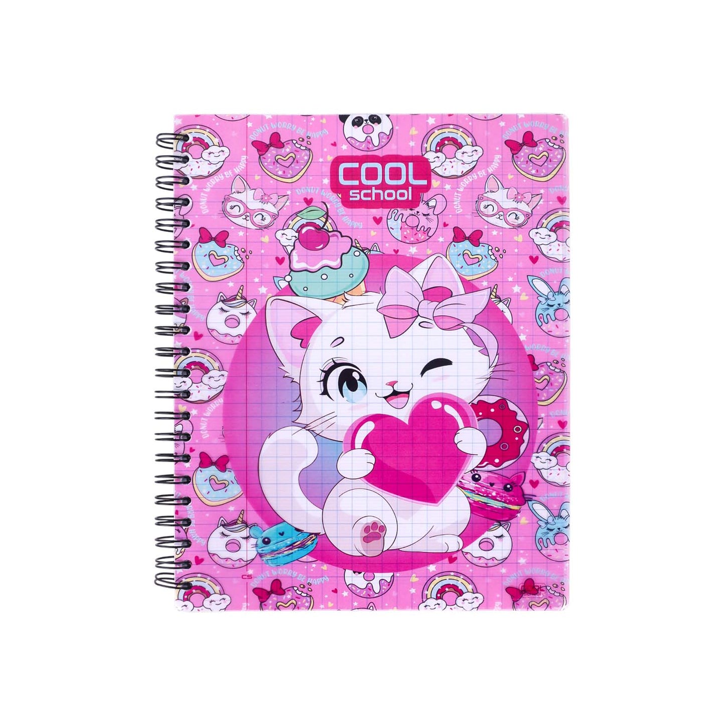 Cool School - Cahier à Spirale 200 Pages Petit Format 70g - Librairie Oxford City