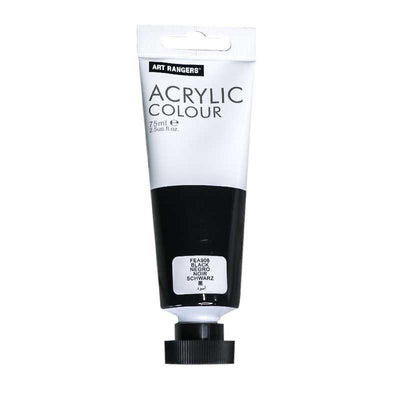 Acrylic Regular 75ml Noir - Librairie Oxford City