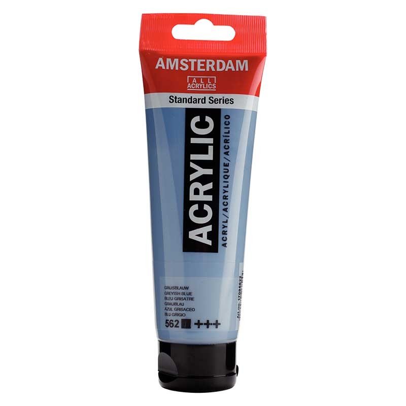 Acrylique Amsterdam 120 ml - Bleu Grisâtre - Librairie Oxford City
