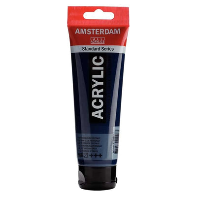 Acrylique Amsterdam 120 ml - Bleu Prusse Phtalo - Librairie Oxford City